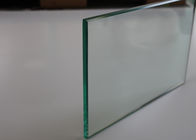Impact Resistant Clear Tempered Glass 3mm~25mm Thickness With Polished V Edge