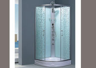 Easy Installation Patterned Tempered Glass , Size Customized Fixed Shower Glass