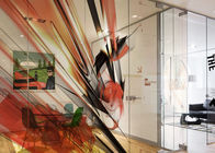 Popular Digital Printing On Glass , Digital Image On Glass For Glass Partition