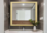 Wood Framed Bathroom Mirrors Modern Stylish Anti Explosion For Hotel / Office