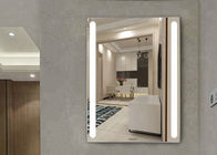 Antioxidant Smart LED Bathroom Mirror Size Customized Decorative Rectangle Mirrors