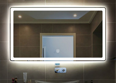 Stylish  Rectangle Vanity Mirror , Illuminated Wall Mirrors For Bathroom