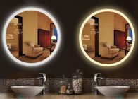 Round Shape Smart LED Bathroom Mirror Size Customized For Ladies Makeup