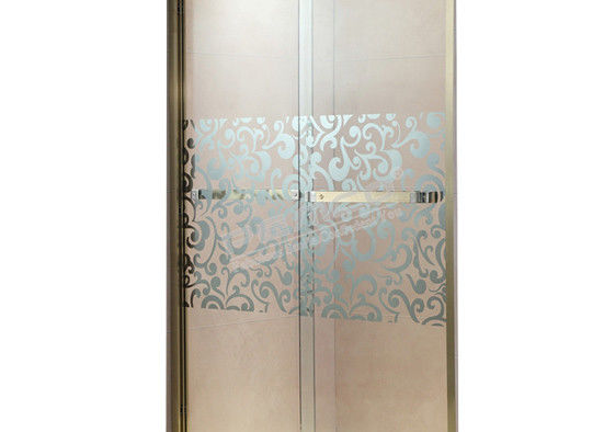 4-12mm Bath Shower Glass / Patterned Toughened Glass For Bathroom Shower Door