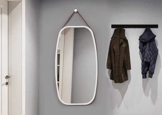 Modern Stylish Frame Existing Bathroom Mirror Anti Explosion Size Customized